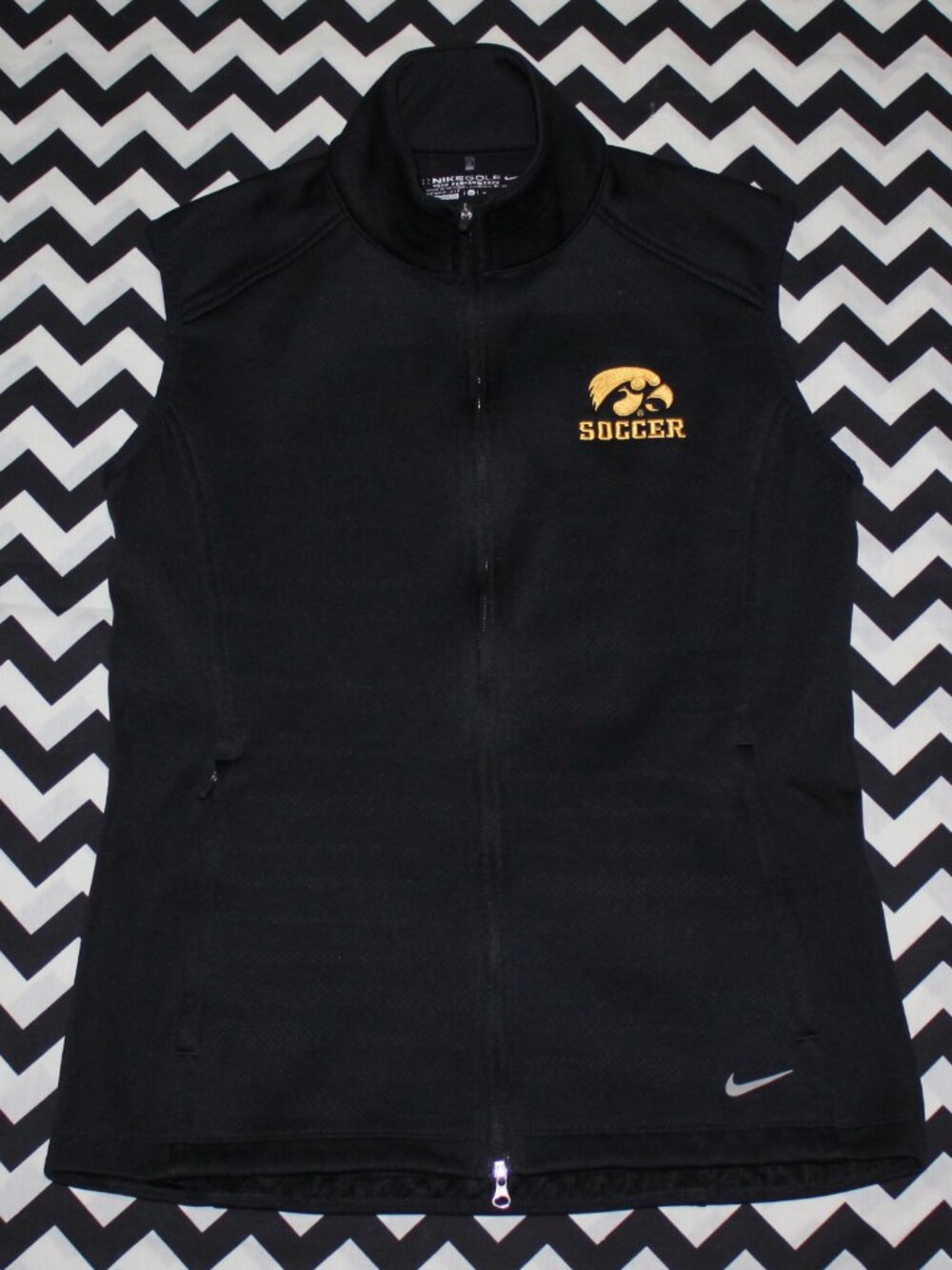 Women's Nike Golf Tour Performance Therma-Fit Iowa Soccer Vest-Size Medium
